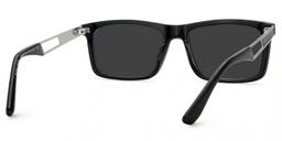 Osvaldo Black Rectangle Sunglasses4