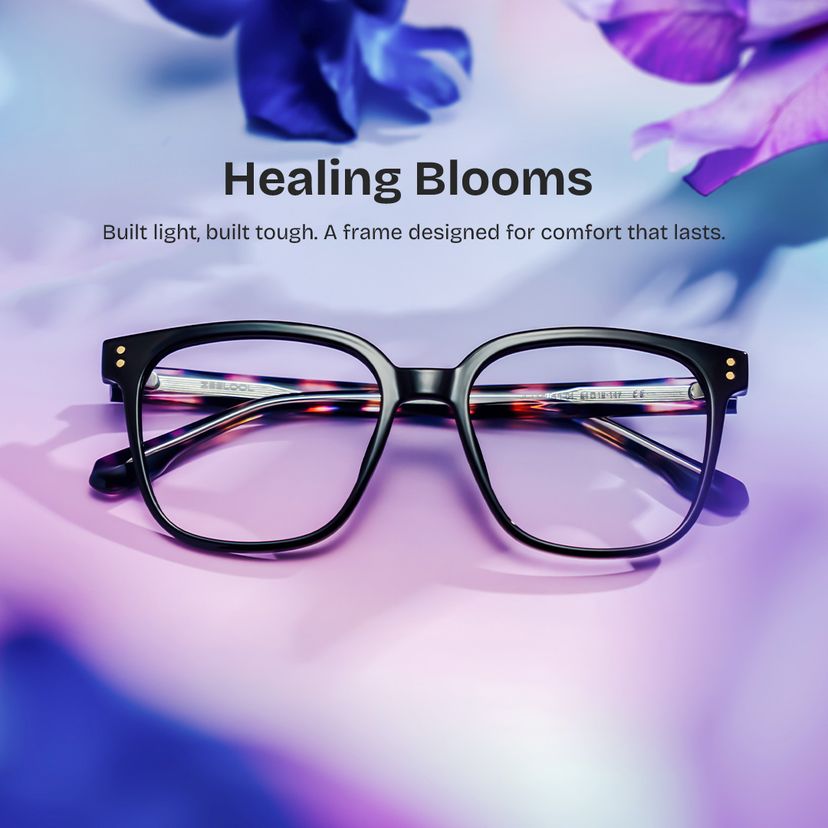 Donnalyn Purple Square Glasses
