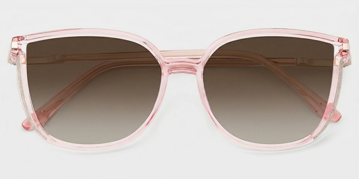 Rodz Square Flesh-Pink Sunglasses for Women & Men | ZEELOOL CA1