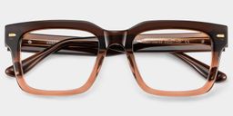 Benjamin Two-tone Rectangle Glasses2