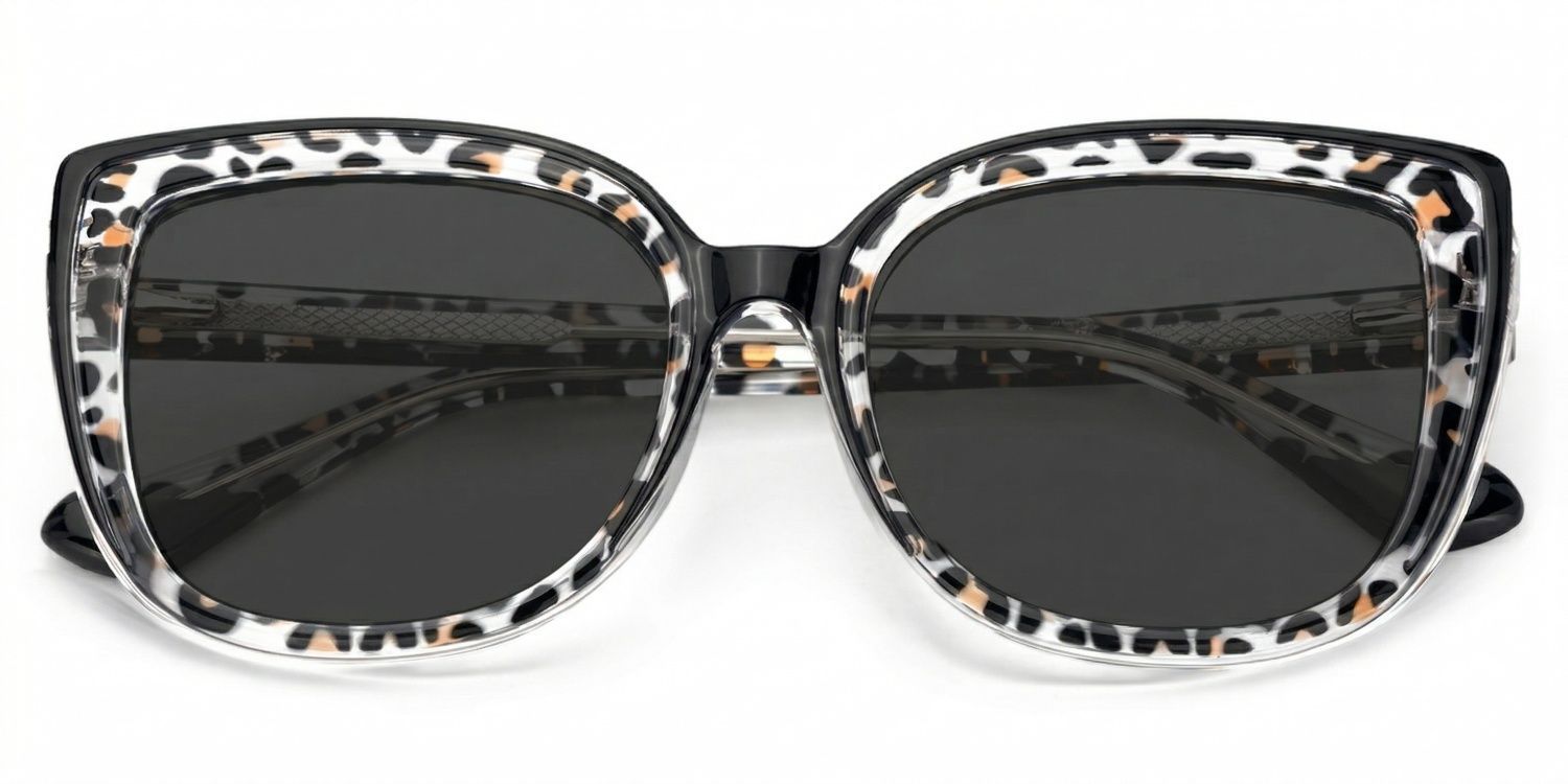 Fenn Tr90 Black Tortoise Frame Sunglasses | ZEELOOL CA1