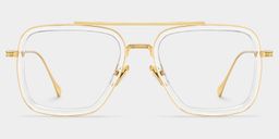 Gifford Clear Aviator Glasses0