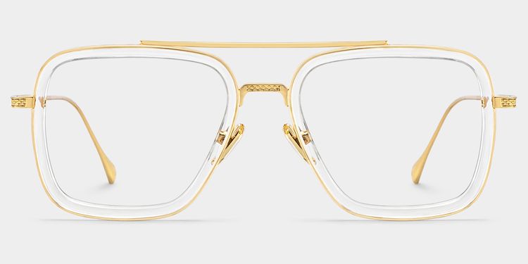 Gifford Clear Aviator Glasses