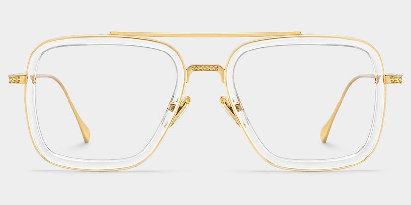Gifford Clear Aviator Glasses