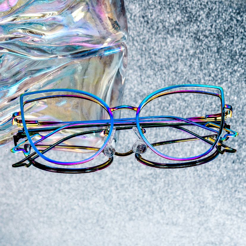 Spivey Iridescent Cat eye Glasses