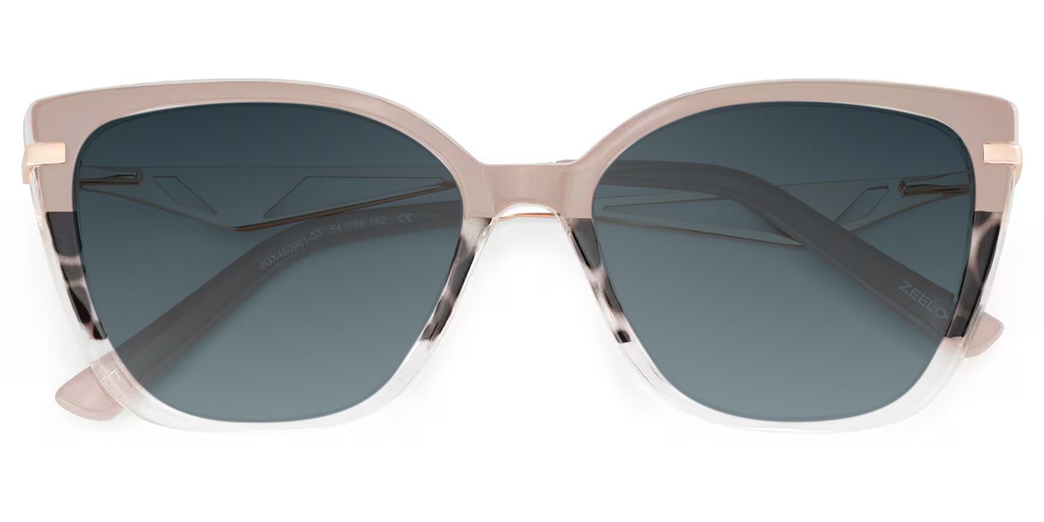 Margret Cat Eye Tortoise Khaki Sunglasses for Women & Men | ZEELOOL CA1