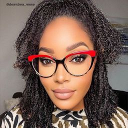 Sydney Cat Eye Black Glasses8