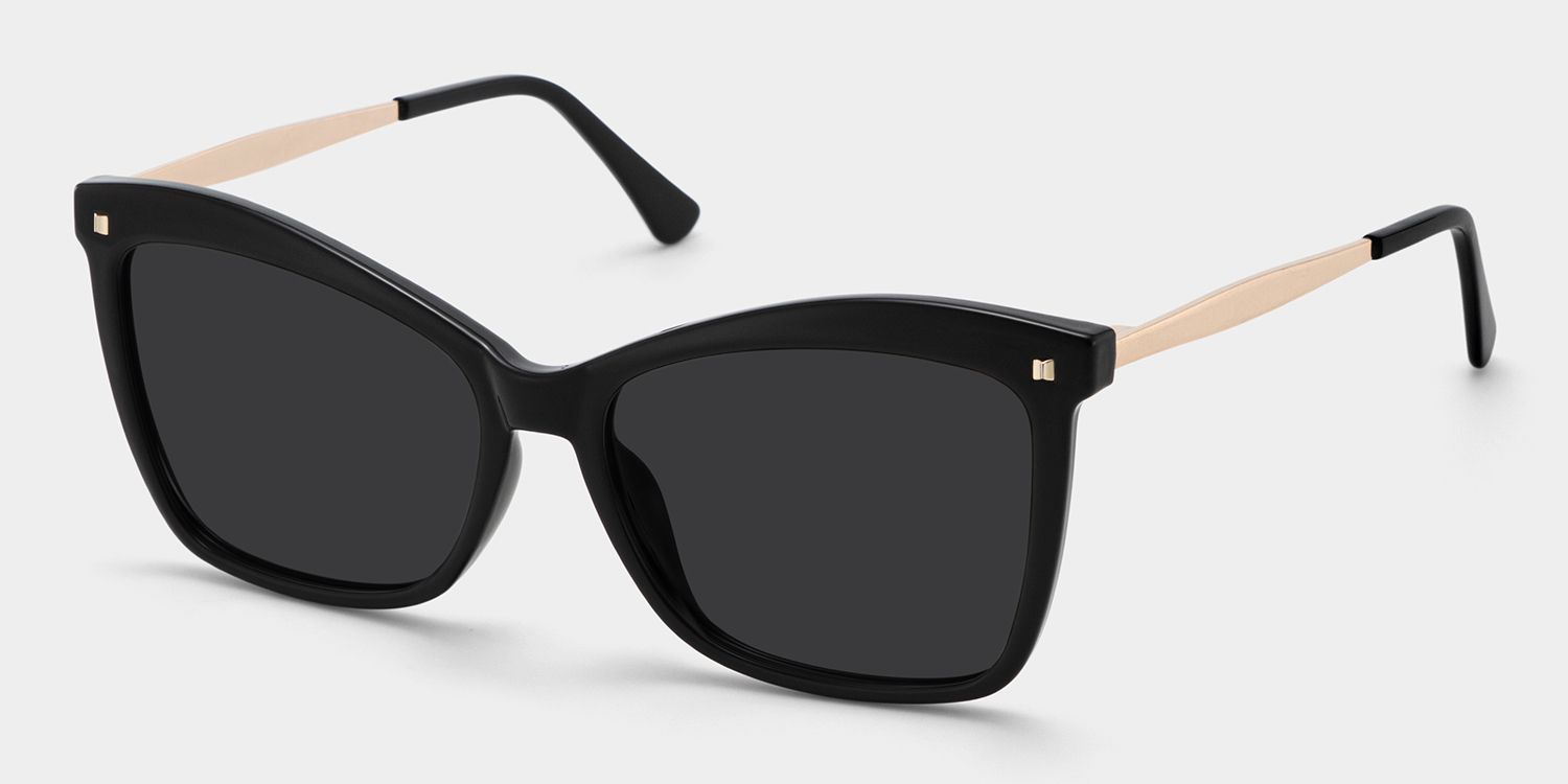 Isaebella Tr90 Black Frame Sunglasses | ZEELOOL CA2