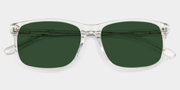 Connie Clear Rectangle Sunglasses1