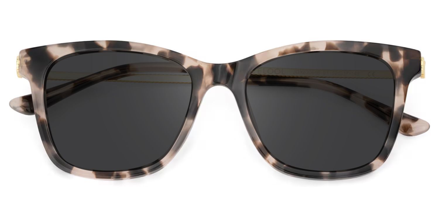 Vibert Rectangle Tortoise Full Rim Sunglasses | ZEELOOL CA1