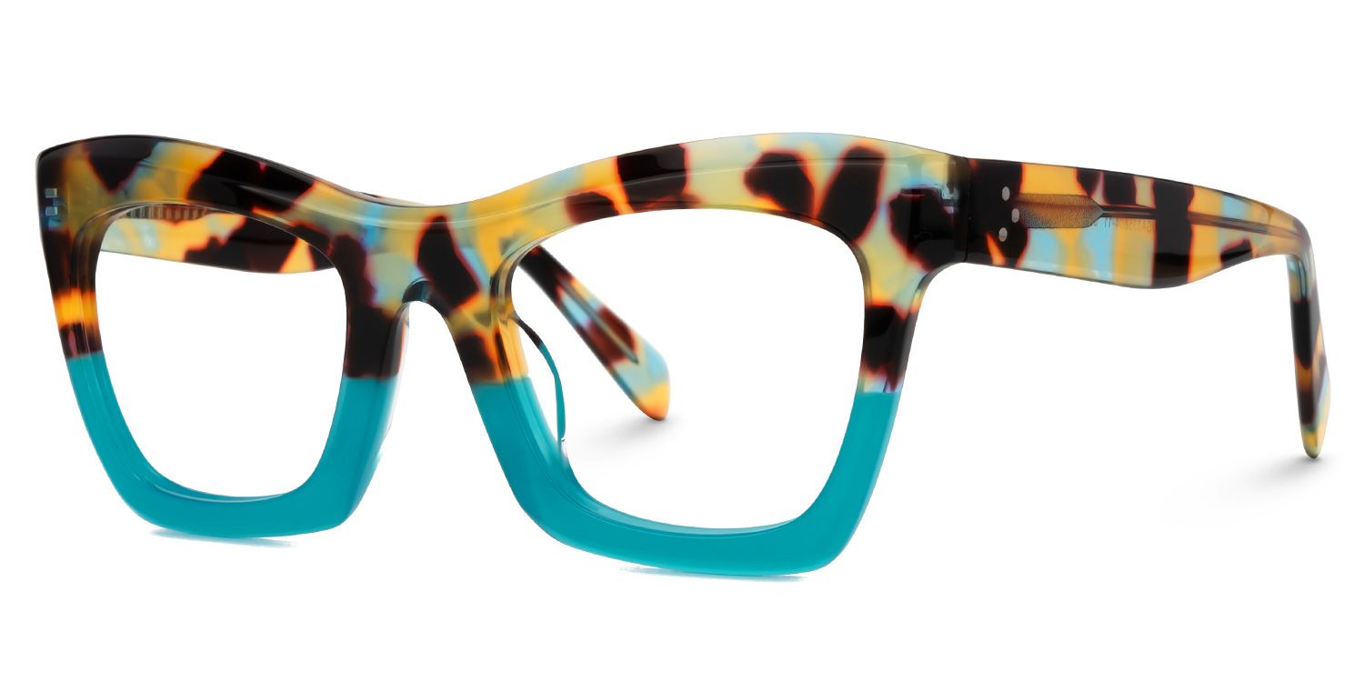 New Arrival Peacock-Blue Color for Benitez Frame Glasses | ZEELOOL Canada1
