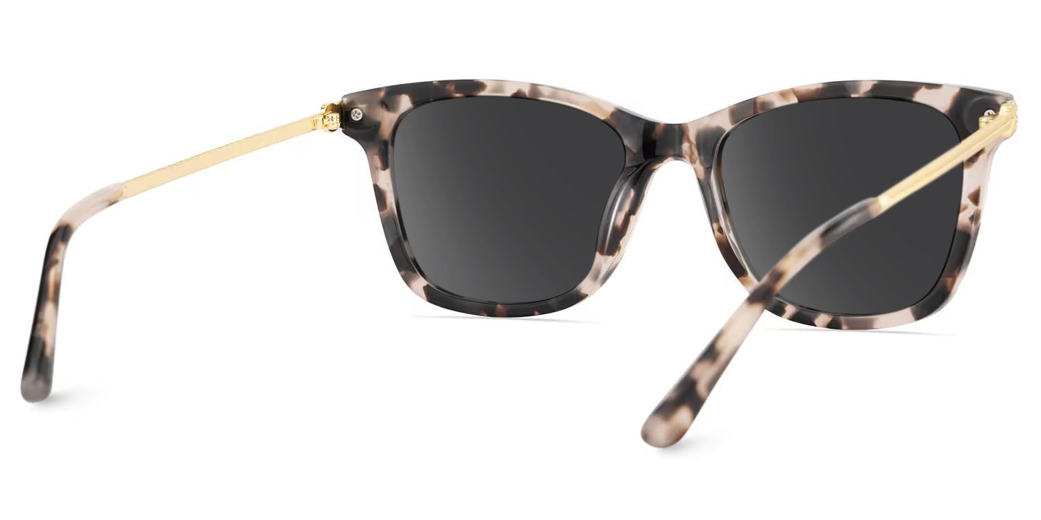 Vibert Rectangle Tortoise Full Rim Sunglasses | ZEELOOL CA4