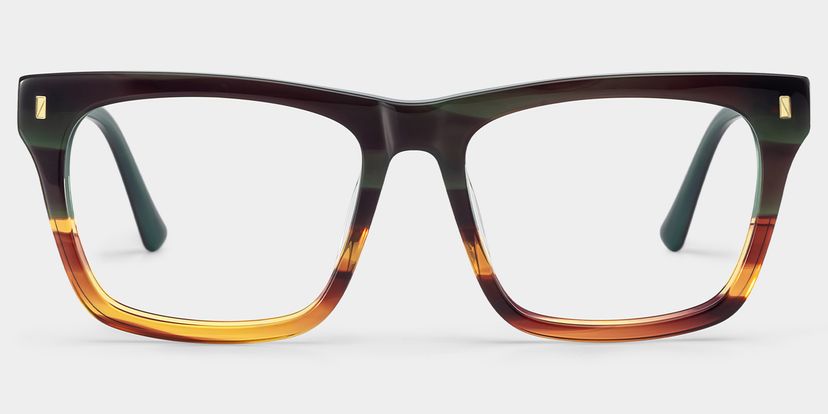 Brookins Multicolor Rectangle Glasses