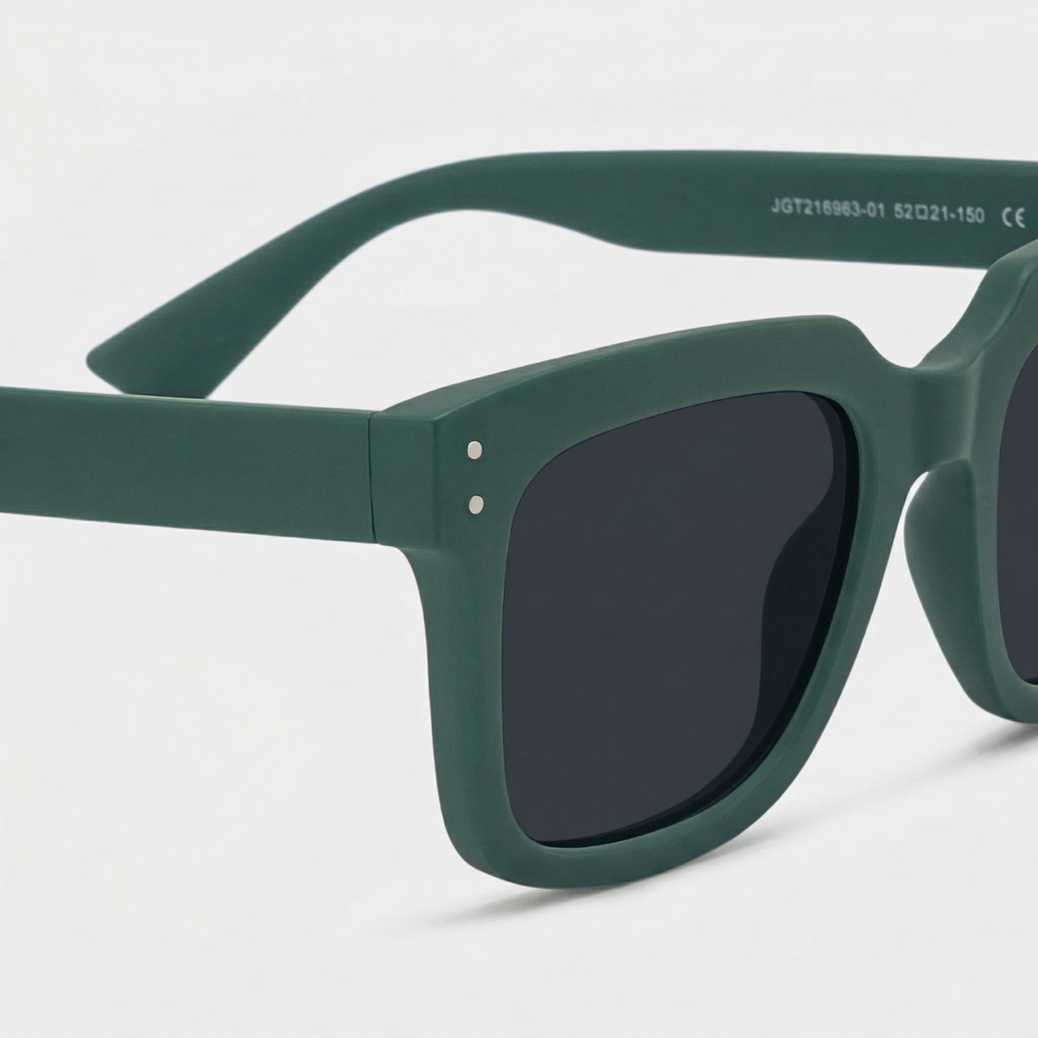 Liizbeett Square Green Full Rim Sunglasses | ZEELOOL CA4