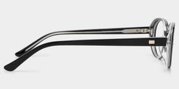 Lennon Black Oval Glasses4