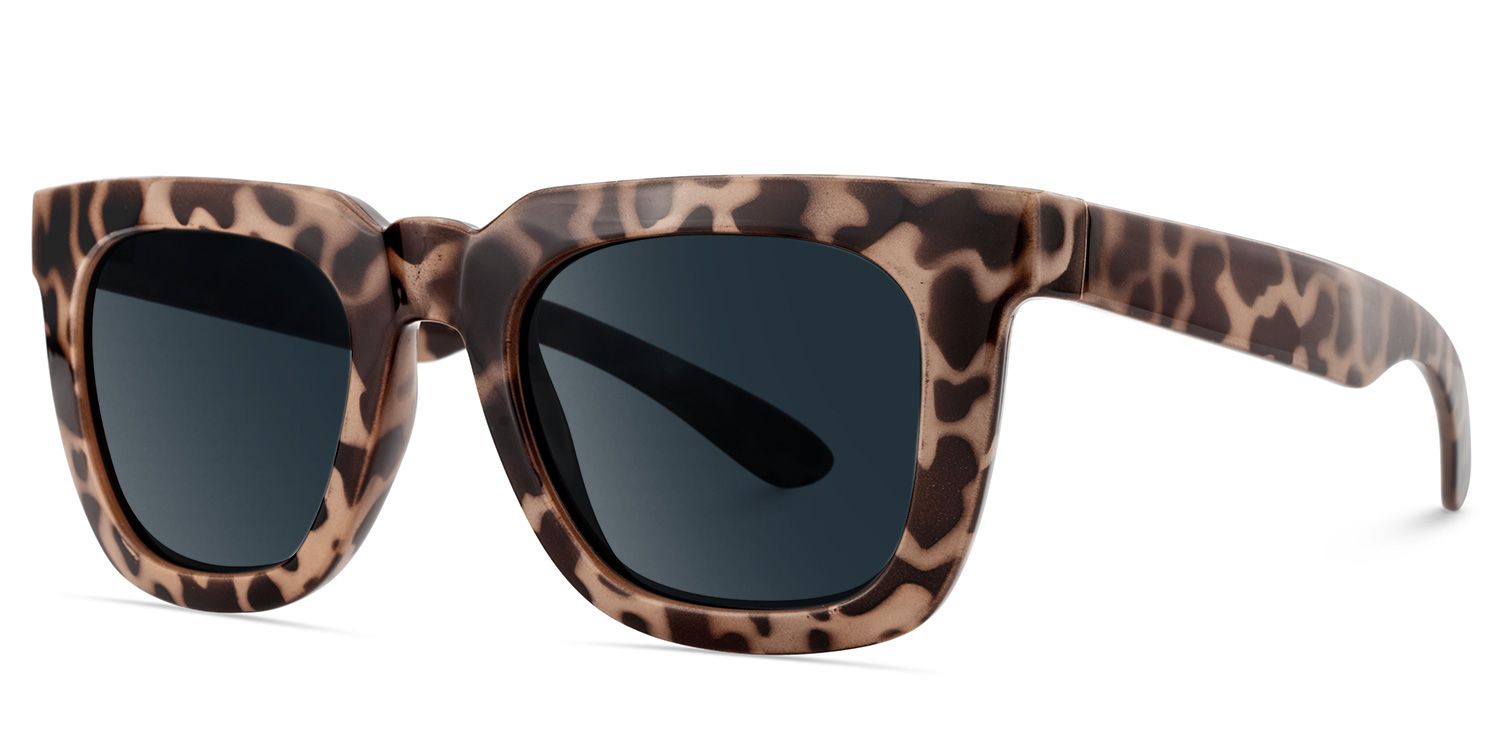 Clea Tortoise Rectangle Polarized Sunglasses for Driving | ZEELOOL CA2