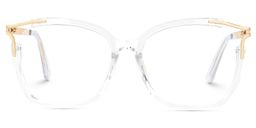 Sidibe Clear Square Glasses0