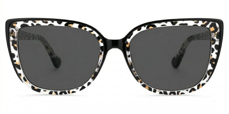 Fenn Black Tortoise Cat eye Sunglasses