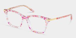Eliot Pink Rectangle Glasses2
