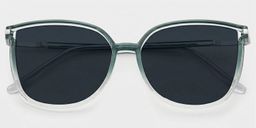 Rodz Green Square Sunglasses1