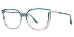 Rodz Green-Pink Square Glasses1