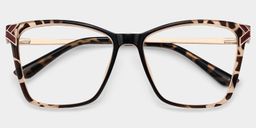 Tricee Tortoise Square Glasses2