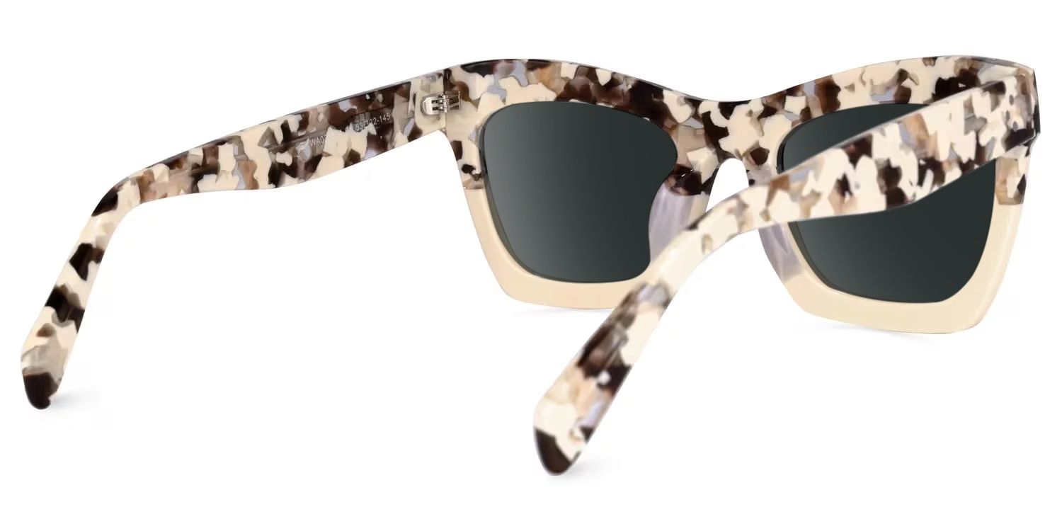 Benitez Acetate Two-Tone Frame Sunglasses | ZEELOOL CA3