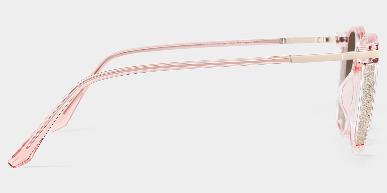 Rodz Square Flesh-Pink Sunglasses for Women & Men | ZEELOOL CA3