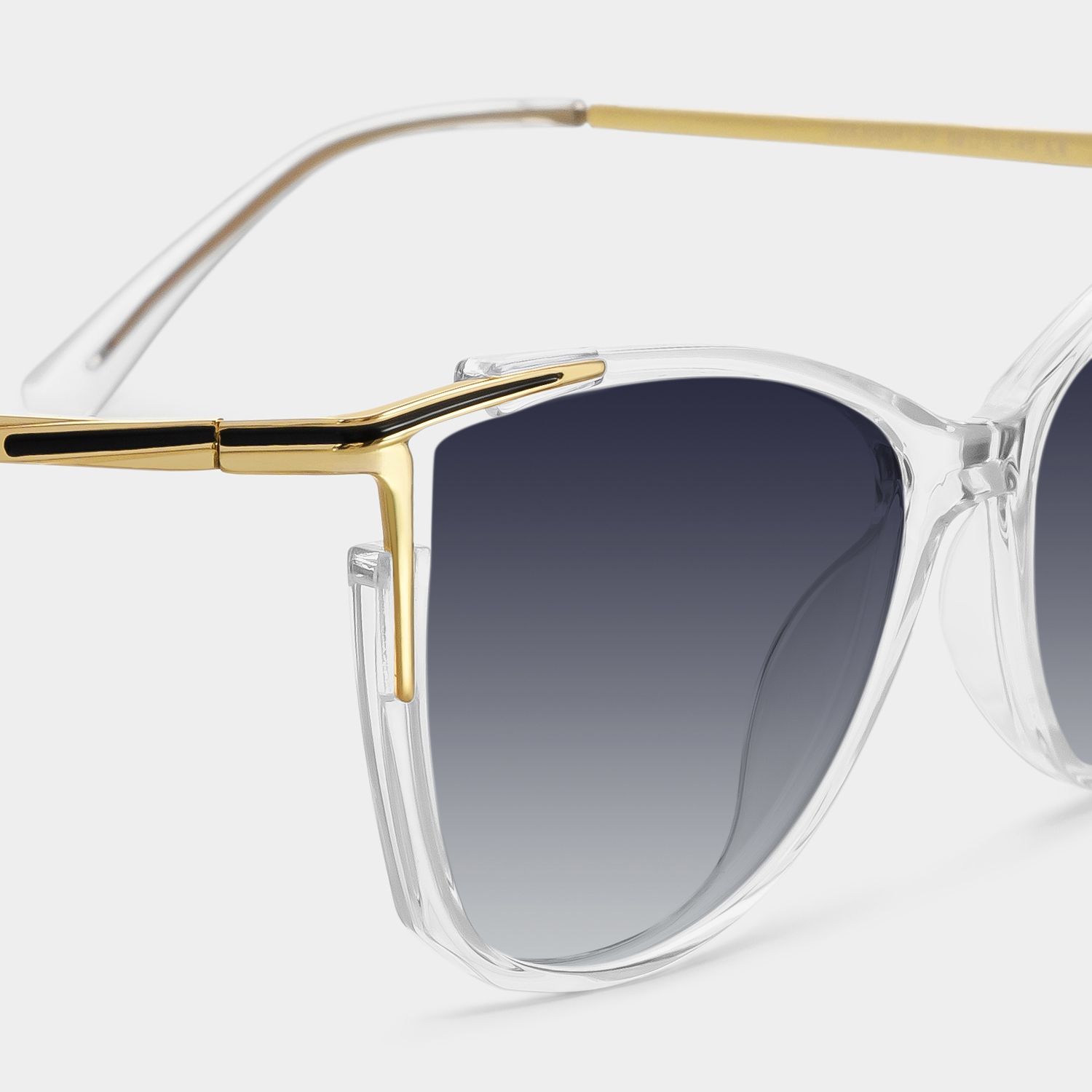 Yomary Clear Cat Eye Polarized Sunglasses for Driving | ZEELOOL CA4