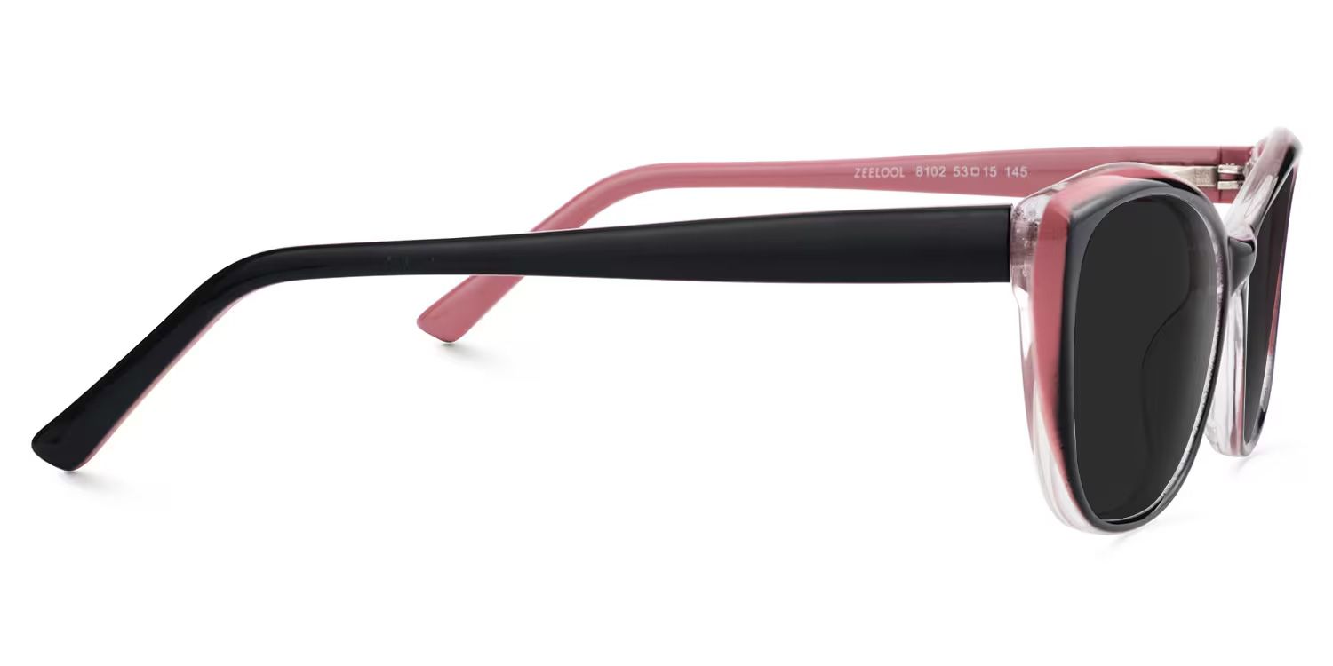Fidelia Cat Eye Sunglasses with Plastic Black Frames | ZEELOOL CA3