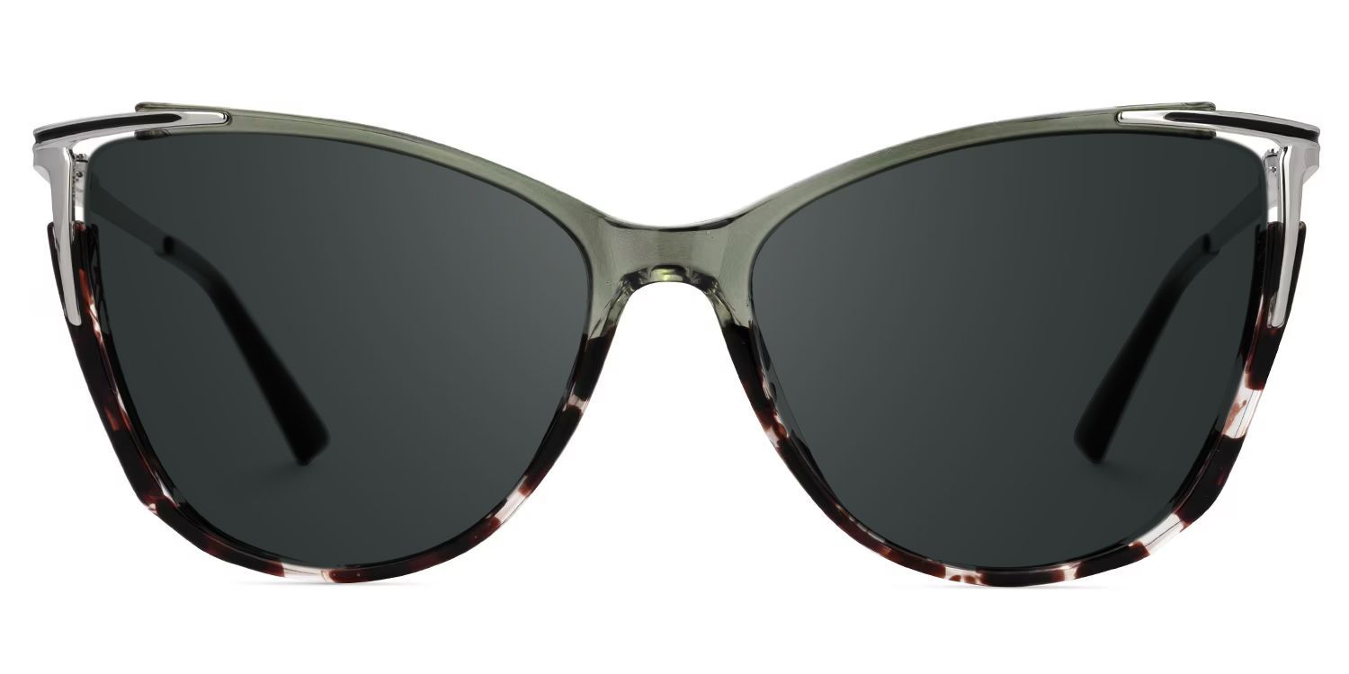 Yomary Cat Eye Two-Tone Sunglasses for Women & Men | ZEELOOL CA0