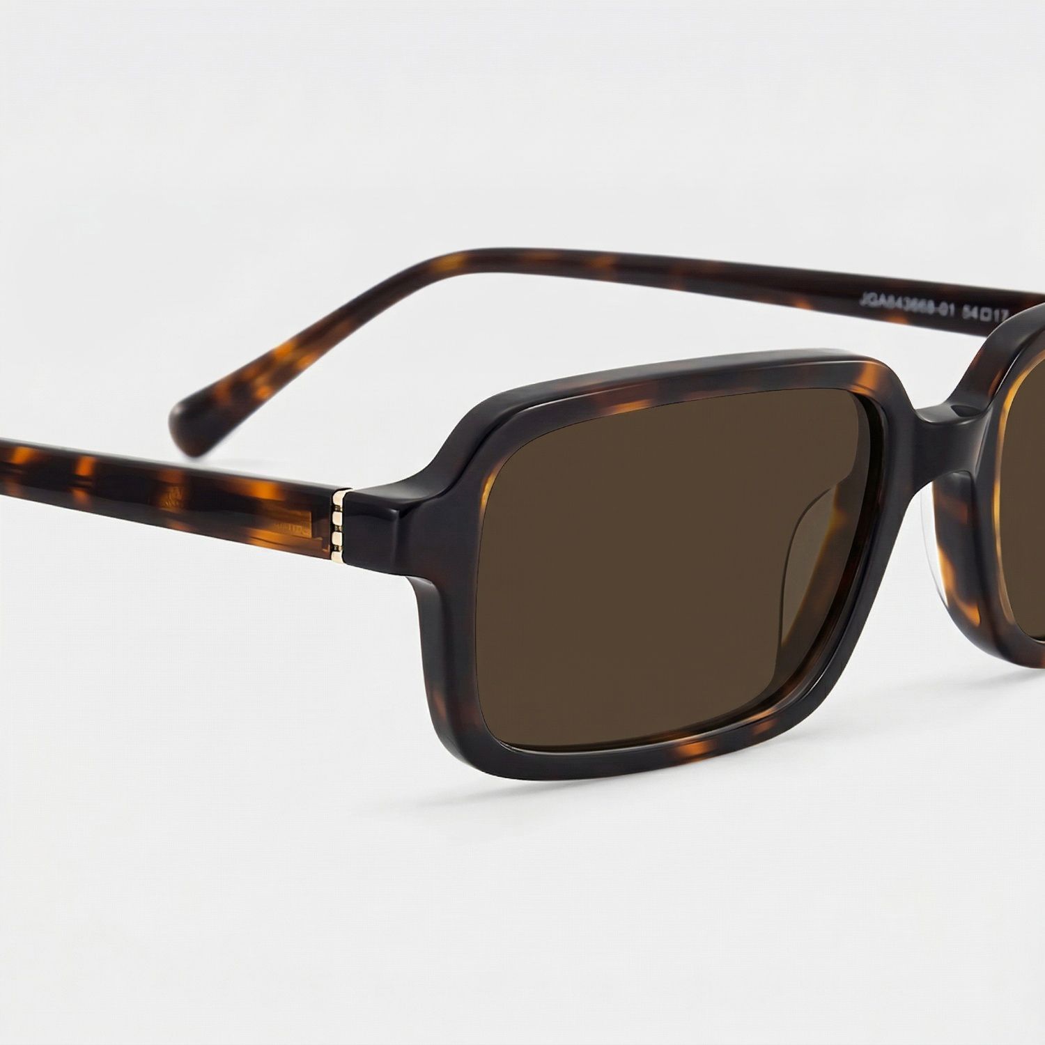 Danielle Tortoise Rectangle Polarized Sunglasses for Driving | ZEELOOL CA4