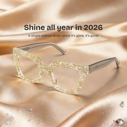 Renata Silver Square Glasses0
