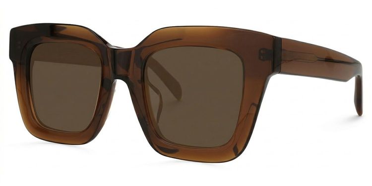 Trinity Tawny Square Sunglasses