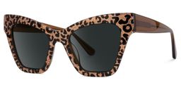 Ansyah Leopard Cat eye Sunglasses3