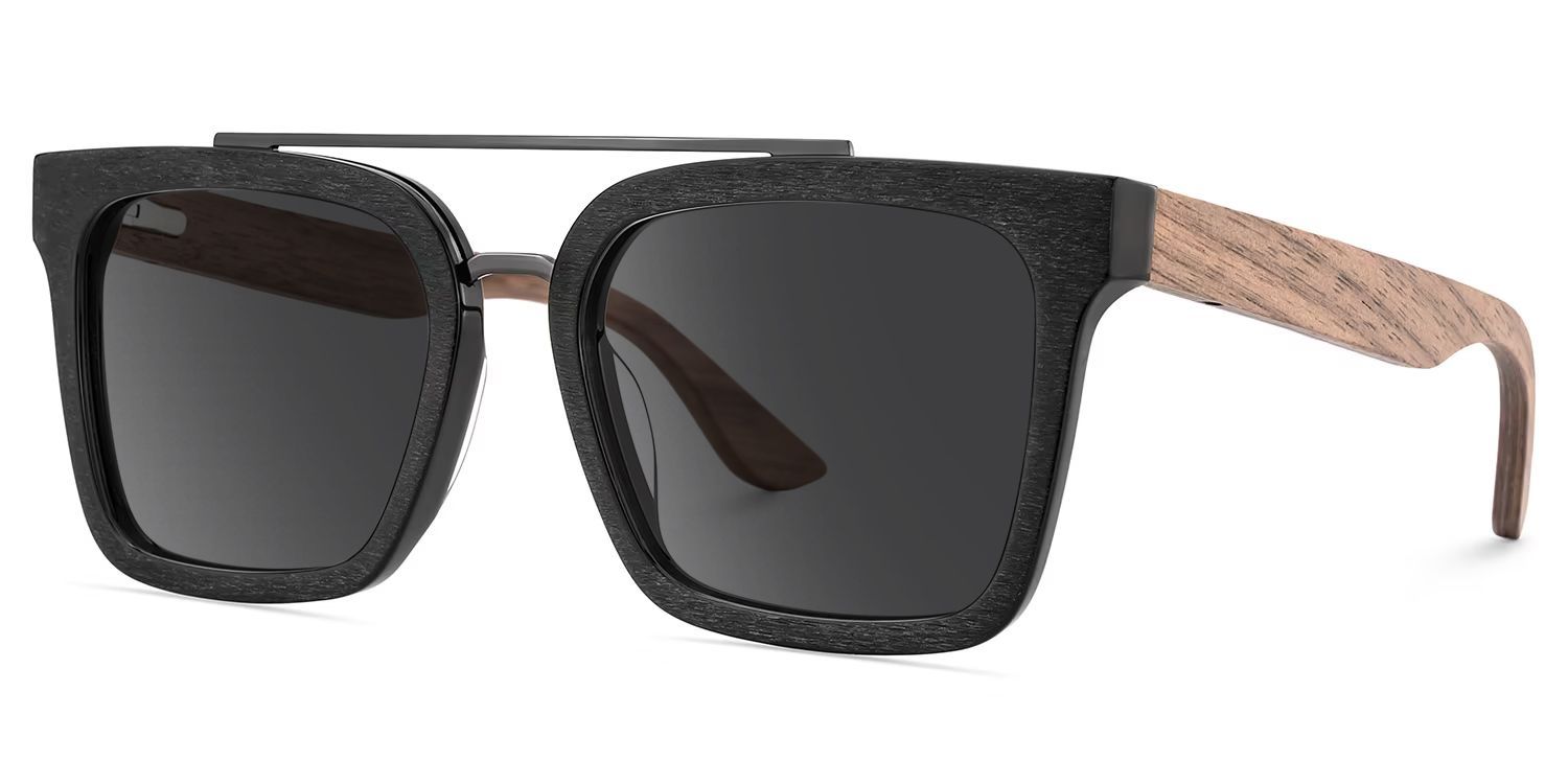 Pascal Aviator Black Full Rim Sunglasses | ZEELOOL CA2