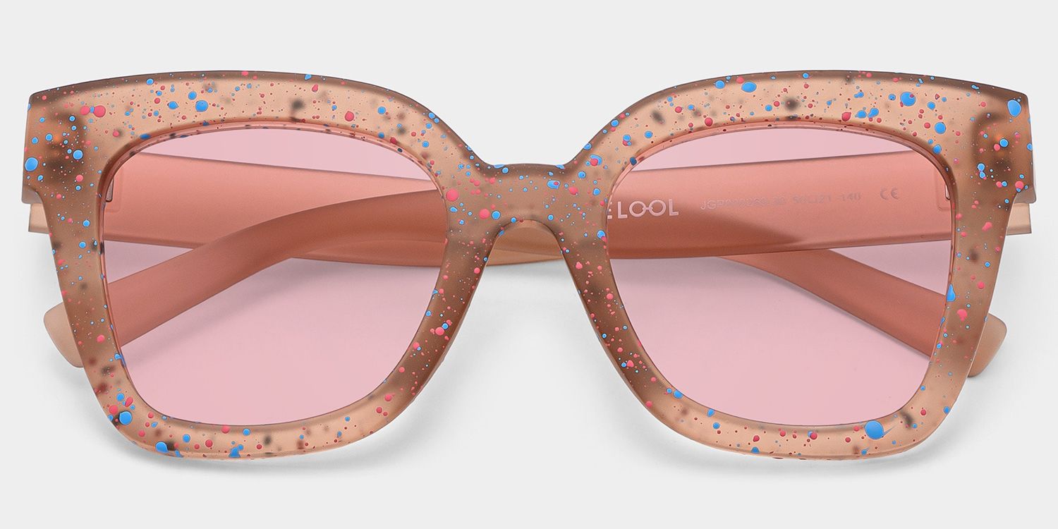 Malcolm Square Matte Brown Sunglasses for Women & Men | ZEELOOL CA1