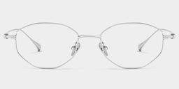 Everett Silver Geometric Glasses2
