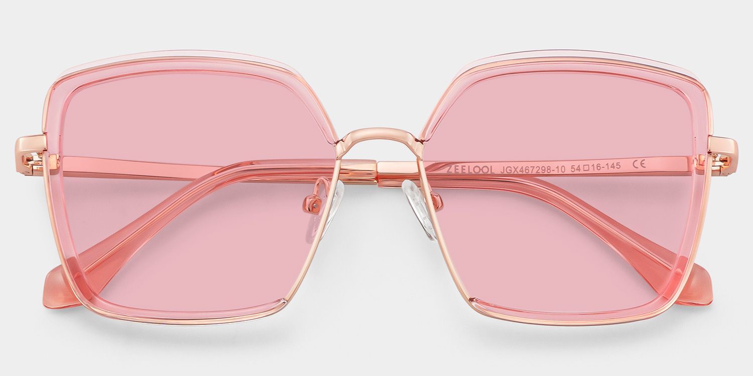 Cordaro Pink Square Sunglasses to Frame Your Face | ZEELOOL CA1