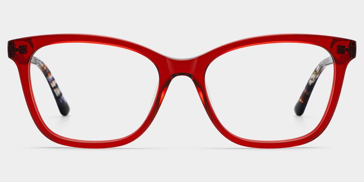 Bella Red Butterfly Glasses