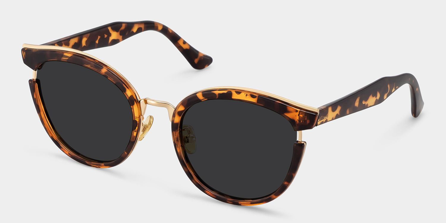 Laraine Cat Eye Tortoise Sunglasses for Women & Men | ZEELOOL CA2