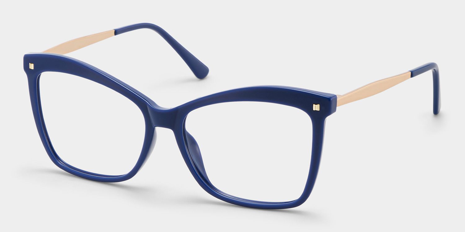 Isaebella Butterfly Blue Frame Glasses | Zeelool Optical2