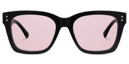 Gaydeh Black Rectangle Sunglasses0