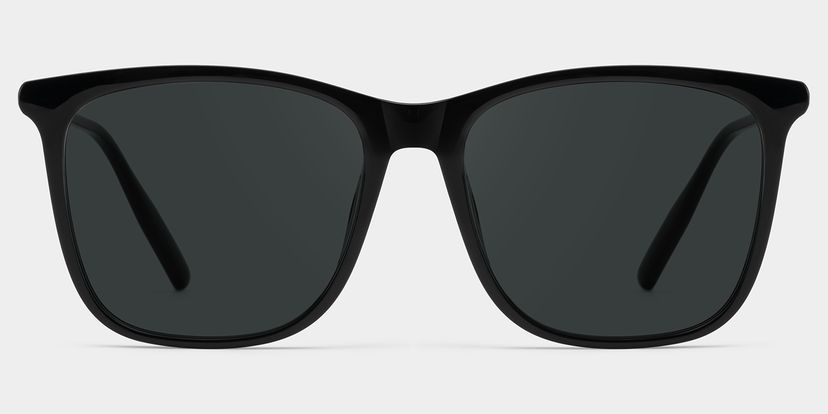 Malika Black Square Sunglasses