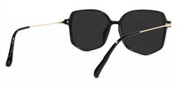 Payton Black Geometric Sunglasses4
