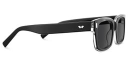 Fayssel Black Rectangle Sunglasses3