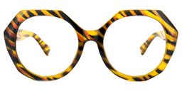 Martha Cat Eye Blue Glasses0