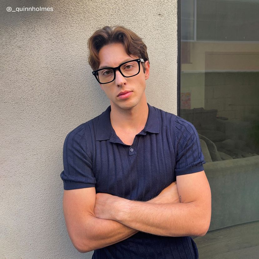 Patrick Black Rectangle Glasses