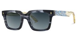 Rangel Gray Rectangle Sunglasses2