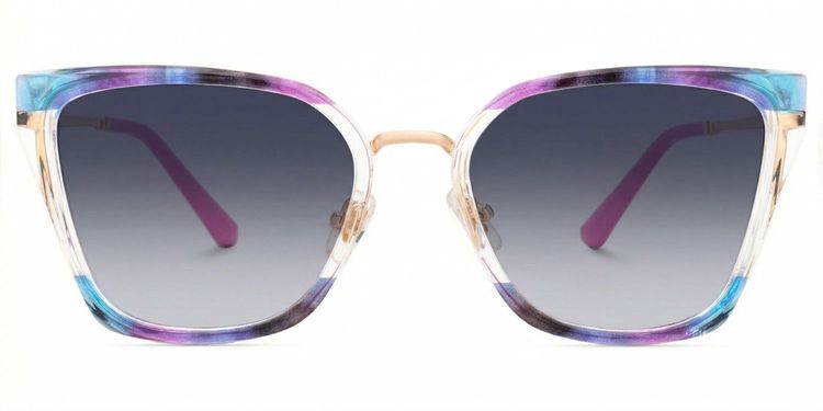 Martins Multicolor Rectangle Sunglasses